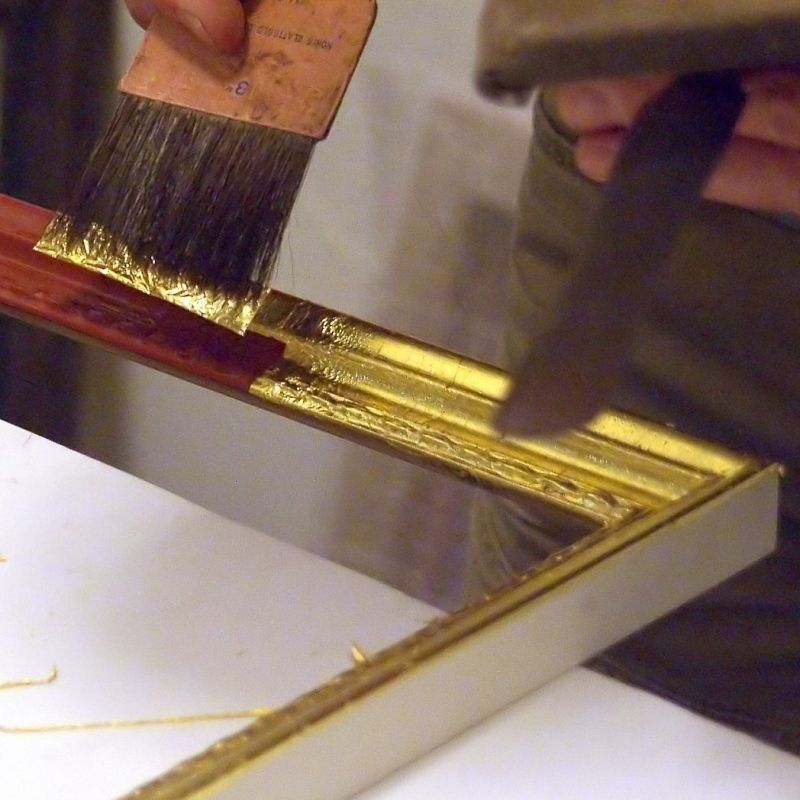 Galerie Bildschön Heidelberg - Vergolden