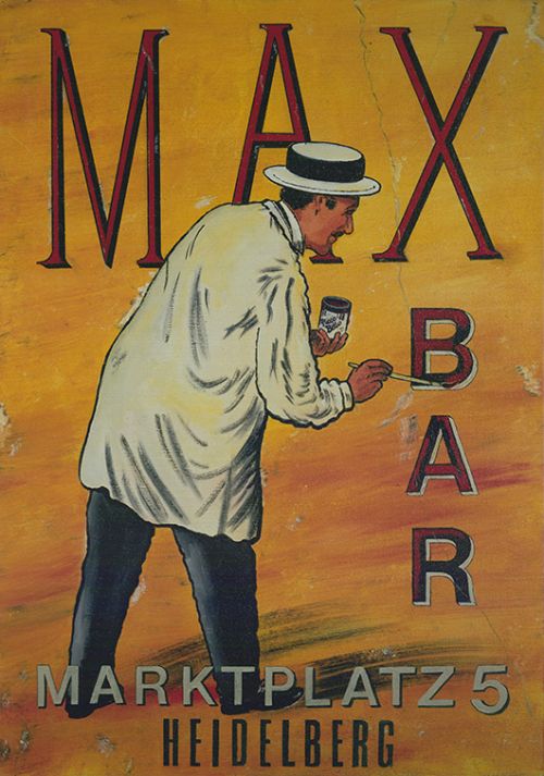 Poster Max Bar Heidelberg 